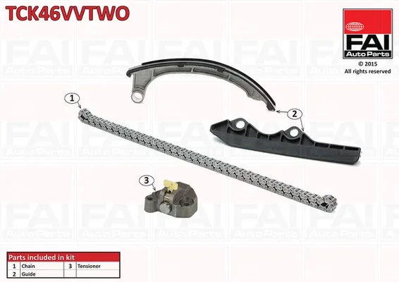 Комплект ланцюга ГРМ TCK46VVTWO FAI