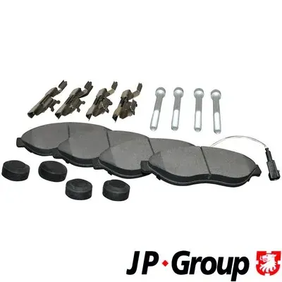 Передні тормозні колодки 4163603910 JP Group