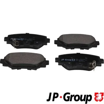 Задні гальмівні колодки 3863701110 JP Group