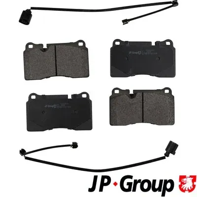 Передні тормозні колодки 1163606810 JP Group