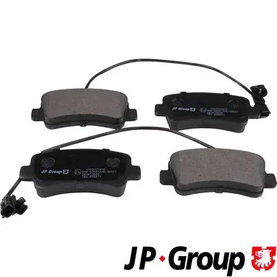 Задні гальмівні колодки 1263701810 JP Group