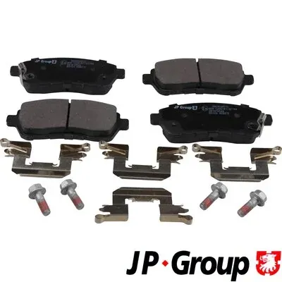 Передні тормозні колодки 3863604610 JP Group