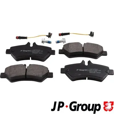 Задні гальмівні колодки 1163707610 JP Group