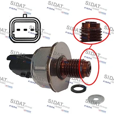 Датчик тиску палива 81104 Sidat