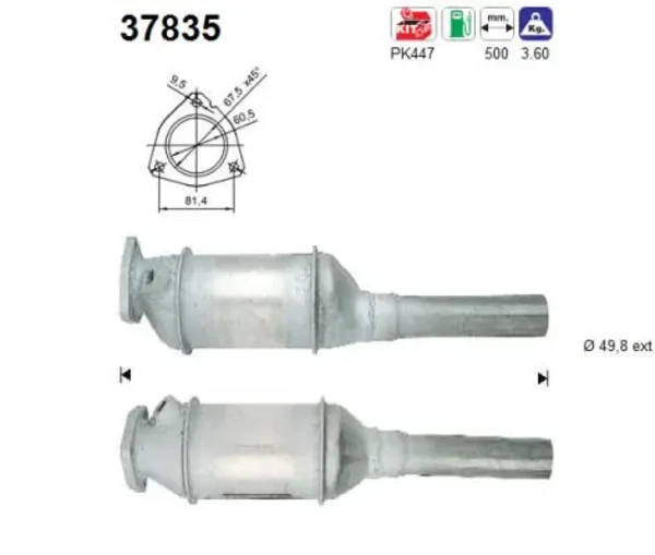  Каталізатор Volkswagen Passat 