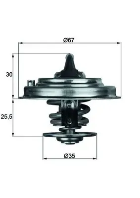 Термостат TX3092D Mahle Original