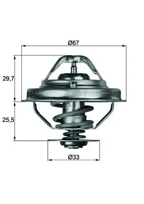 Термостат TX3880D Mahle Original
