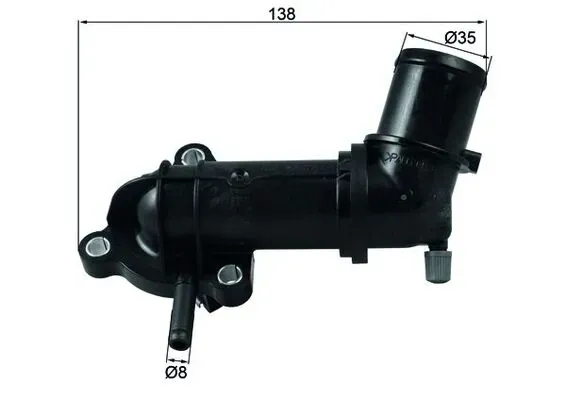 Корпус термостата TI24588 Mahle Original