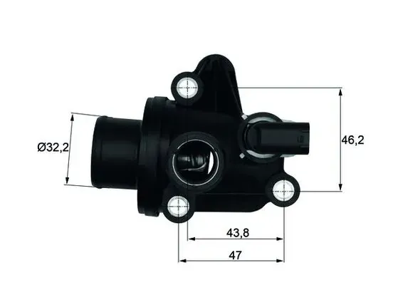 Термостат TI1287 Mahle Original