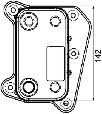 Радіатор масляний CLC38000P Mahle Original