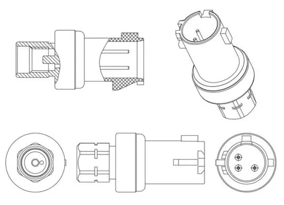 Датчик тиску кондиціонера ASE6000P Mahle Original
