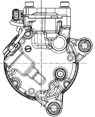 Компресор кондиціонера ACP599000P Mahle Original