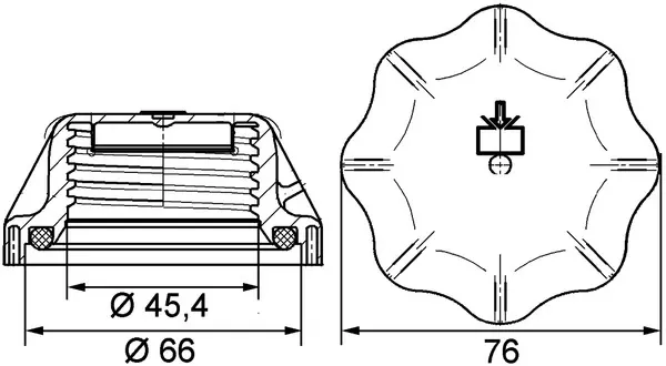 Кришка розширювального бачка CRB20000P Mahle Original