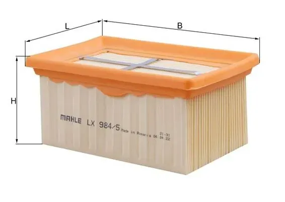 Повітряний фільтр LX9845 Mahle Original