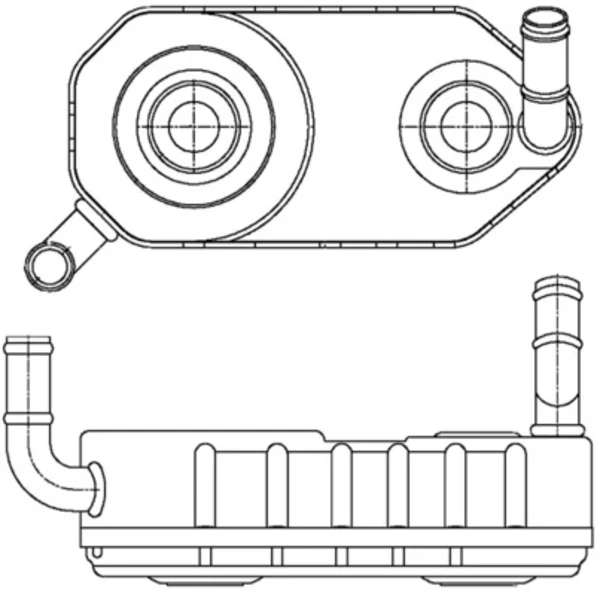 Радіатор охолодження, АКПП CLC177000S Mahle Original