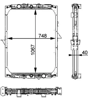Радіатор CR728000P Mahle Original
