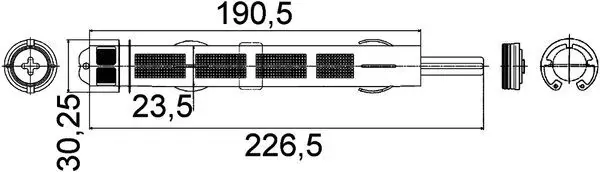 Ресивер-осушувач кондиціонера AD289000P Mahle Original