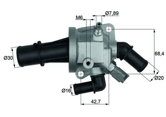 Термостат TI16488 Mahle Original