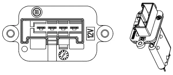 Резистор пічки ABR88000P Mahle Original