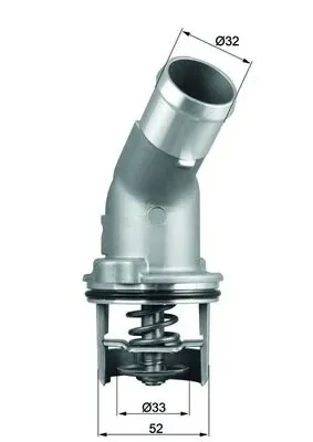 Термостат TI20592D Mahle Original