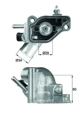 Корпус термостата TI592 Mahle Original
