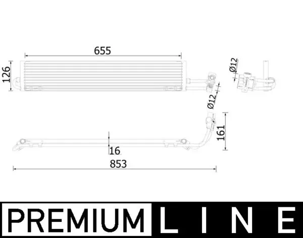 Радіатор охолодження, АКПП CLC234000P Mahle Original
