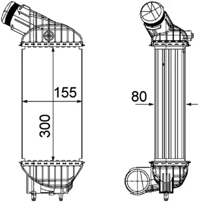 Інтеркулер CI199000P Mahle Original