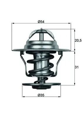 Термостат TX1584D Mahle Original