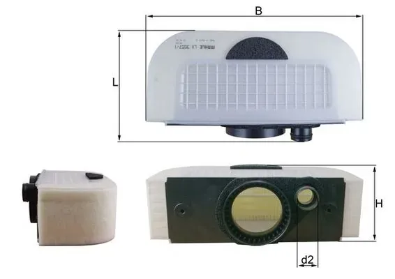 Повітряний фільтр LX35571 Mahle Original
