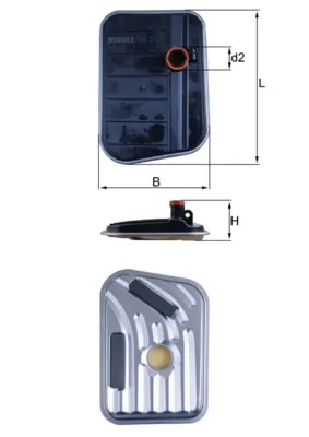 Фільтр АКПП HX273 Mahle Original