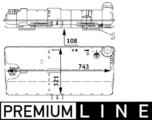 Бачок системи охолодження CRT47000P Mahle Original