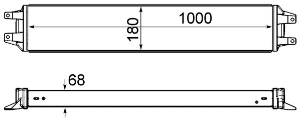 Радіатор масляний CLC208000P Mahle Original