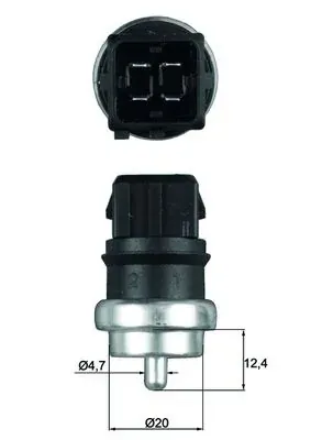 Датчик температури охолоджуючої рідини TSE14 Mahle Original