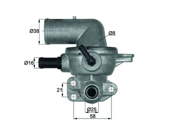 Термостат TI13388D Mahle Original
