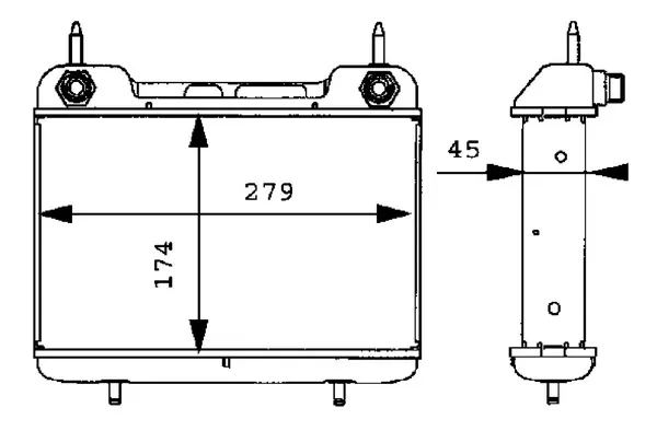 Радіатор масляний CLC27000P Mahle Original