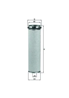 Повітряний фільтр LXS371 Mahle Original