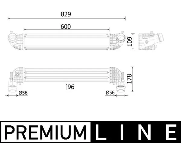 Інтеркулер CI611000P Mahle Original