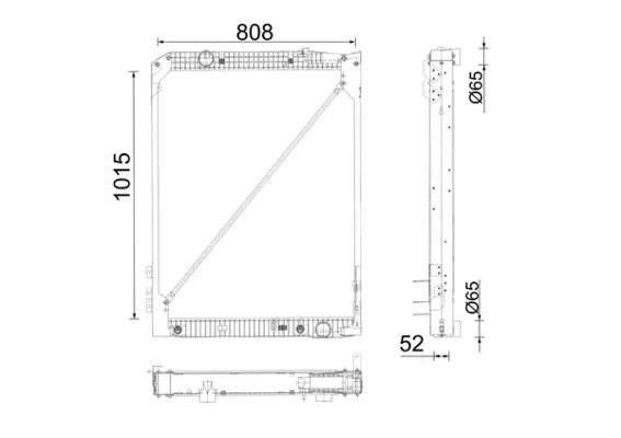 Радіатор CR686001P Mahle Original