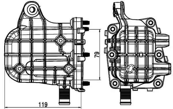 Клапан ЄГР CE4000P Mahle Original