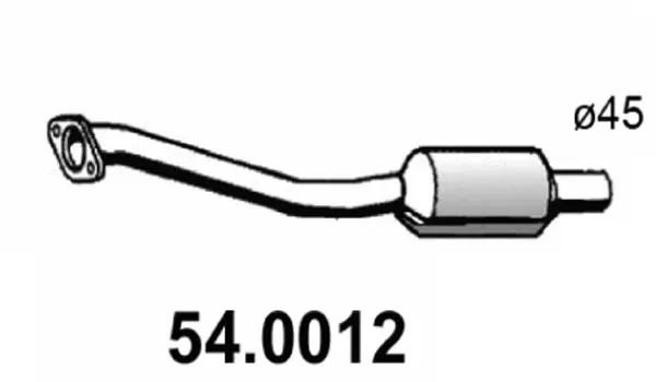 Глушник, передня частина 540012 Asso