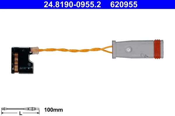 Датчик зносу гальмівних колодок, передній лівий SW0512 Power Stop