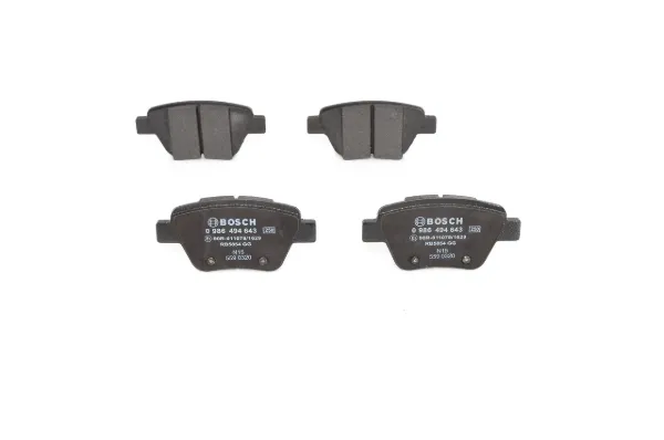 Задні гальмівні колодки 0986494643 Bosch