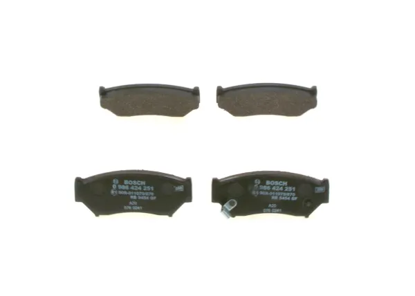 Передні тормозні колодки 0986424251 Bosch