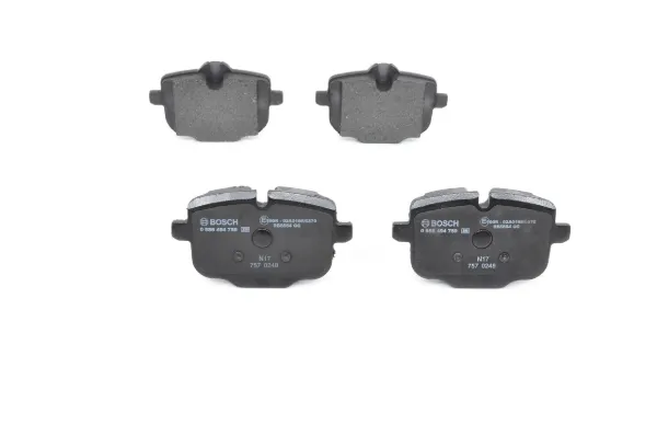 Задні гальмівні колодки 0986494759 Bosch