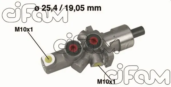 Головний гальмівний циліндр 202176 Cifam