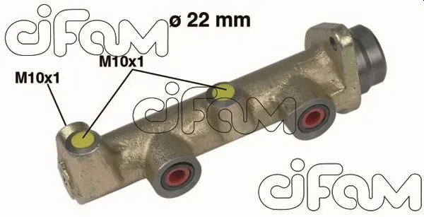 Головний гальмівний циліндр 202134 Cifam