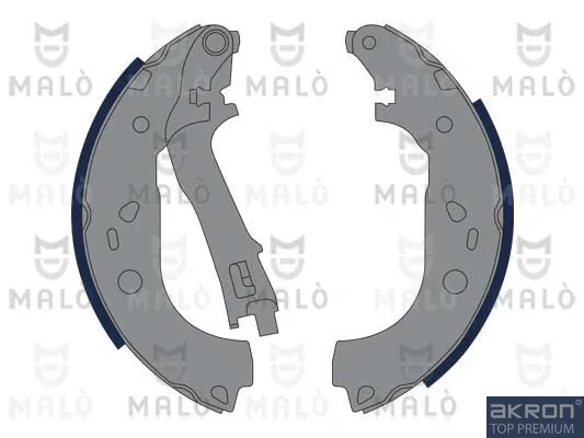 Колодки гальмові задні, барабанні 1390080 Akron Malo