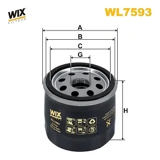 Масляний фільтр WL7593 WIX