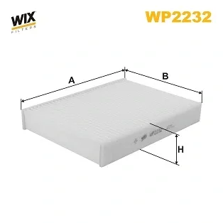 Фільтр салону WP2232 WIX
