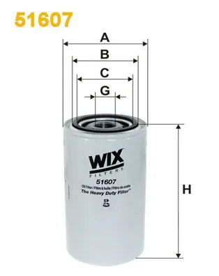 Масляний фільтр 51607 WIX